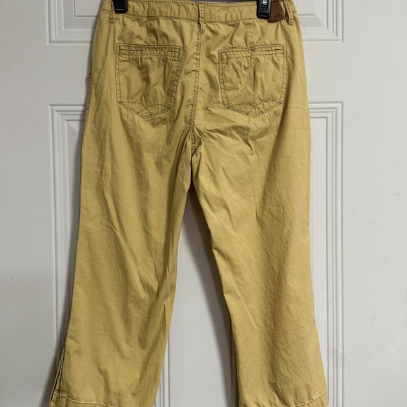 Christopher butter Yellow Utility Pants SZ 6 Coastal Streetwear Hipster - Picture 3 of 5